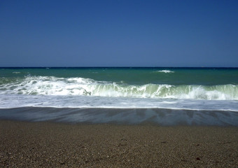 On the beach