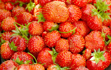 Ripe berries strawberry background