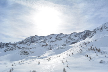 Obraz premium Sous le soleil de Lagrave- La meije 