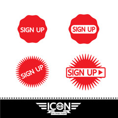 Sign up  button