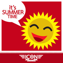 Summer sun sign