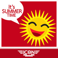 Summer sun sign
