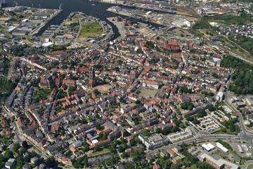Wismar aus der Luft
