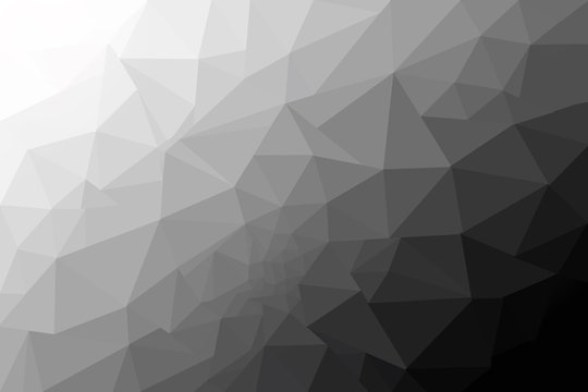 Gray abstract background low poly textured triangle shapes, illustration design