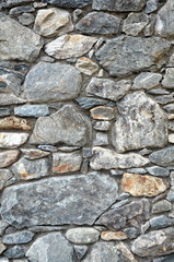 stonewall in saalfelden salzburg austria close up