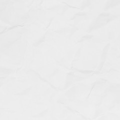 Crumpled white paper texture background for business, education and communication concept design.