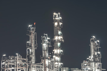 Industrial zone,The equipment of oil refining,Close-up of industrial pipelines of an oil-refinery plant,Detail of oil pipeline with valves in large oil refinery.