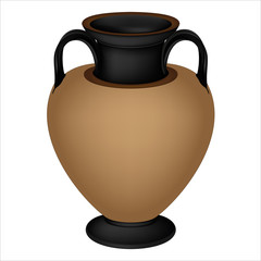 Vector Greek vase.