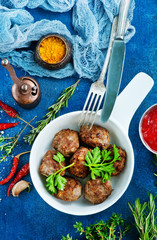 fried meatballs