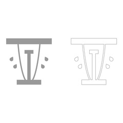 Lawn sprinklers  set  icon .