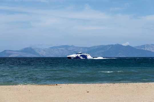 Ferry from Rafina to Mykonos, Greece