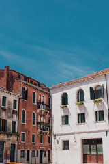 View on  ancient traditional buildings in Venice