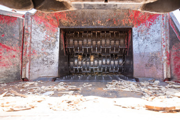Agricultural machinery, wood shredder