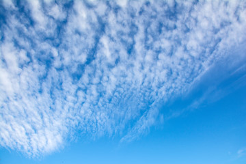 Blue cloudy sky background