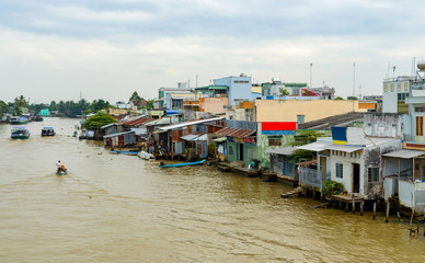 Fototapeta na wymiar Mekong Delta in Vietnam