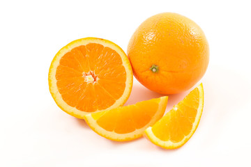 orange isolated on white