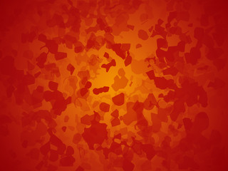 artistic red orange background forming by abstract shapes