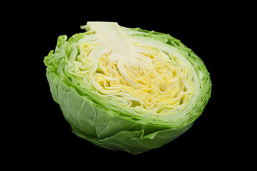 Salad young cabbage closeup