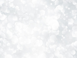 silver bokeh shining background