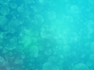 green bokeh shining background