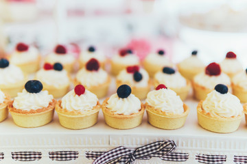 Fruit Cupcake Cookies At Wedding Candy Bar