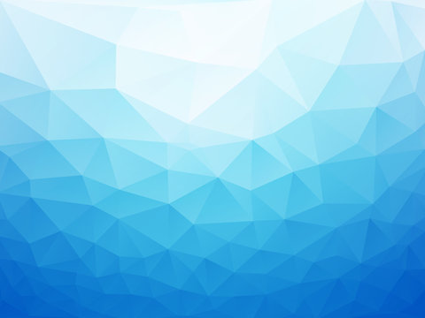 abstract blue poly background
