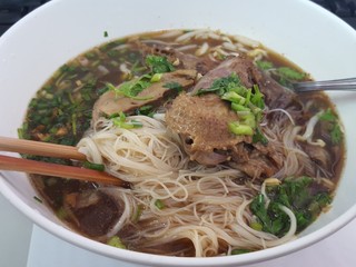 Duck spices noodle soup