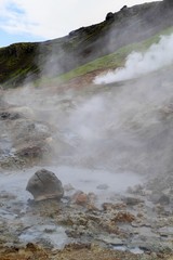 hveragerdi valley of hot waters in iceland