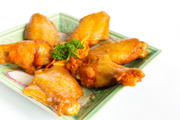 Roasted chicken wings