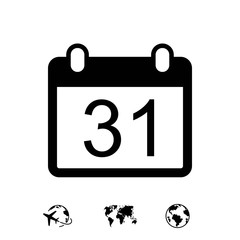 calendar icon stock vector illustration flat design