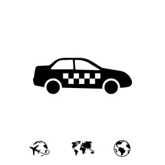 taxi icon stock vector illustration flat design