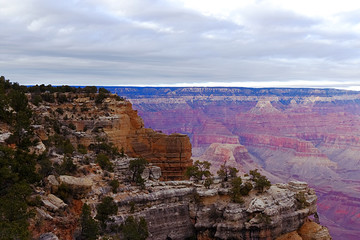 Dramatic view of the Grand Canyon- South Rim