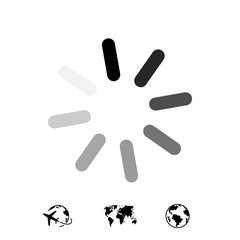 loading icon stock vector illustration flat design