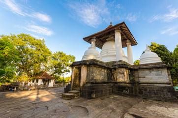 Gadaladenyia Vihara is an ancient Buddhist temple situated in Pilimathalawa, Kandy, Sri Lanka.