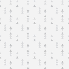 Trendy grey triangle seamless pattern background.