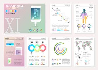 Infographic set. Big set of infographic vector elements.