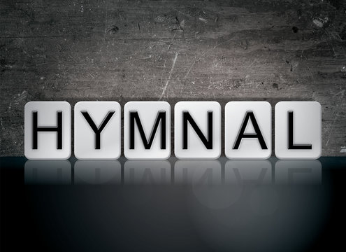 Hymnal Concept Tiled Word