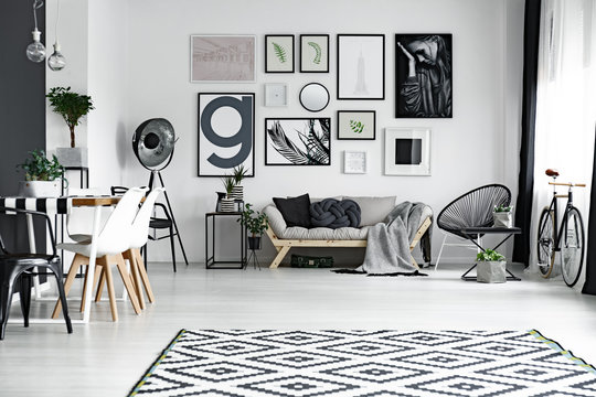 Black and white room