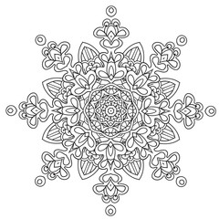 Mandala. Round Ornament