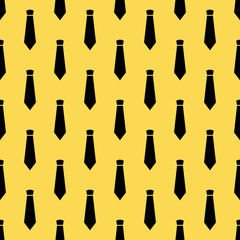Vector seamless pattern. Fashion hipster background with neckties