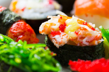 Zushi or Sushi in a Japanese food cuisine