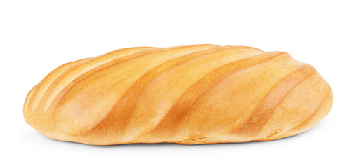 loaf of bread baking delicious isolated