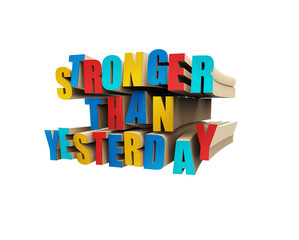 3d typography motivational
