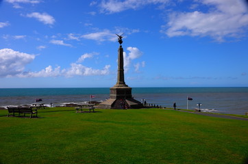 War Memorial in Aberystwyth, Wales.