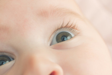 Baby portrait close up