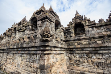 Fototapeta na wymiar borobudur temple yogyakarta indonesia java