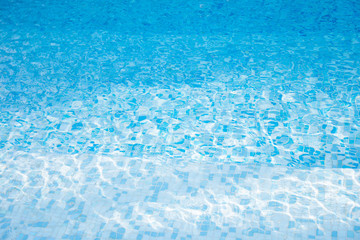 texture of water in the swimming pool