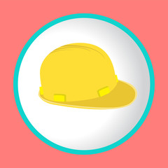 vector construction helmet icon