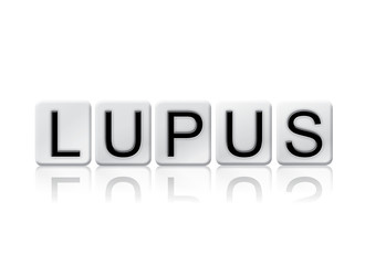 Lupus Concept Tiled Word Isolated on White