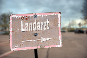 Schild 203 - Landarzt